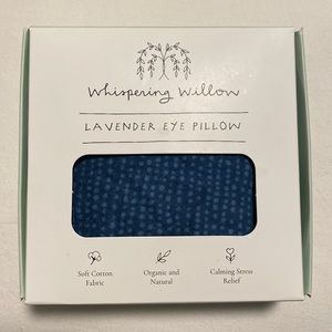Whispering Willow Deep Blue Lavender Eye Pillow - Relaxation and Tranquility